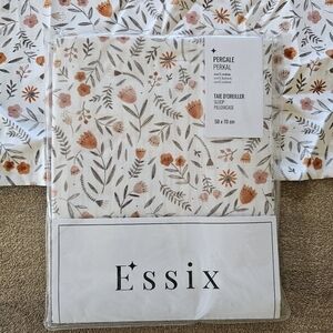 Floral Percale Pillowcase Set Of 2 Cotton